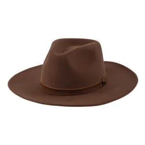 28 Eastern Bangalow Felt Wide Brim - Cocoa