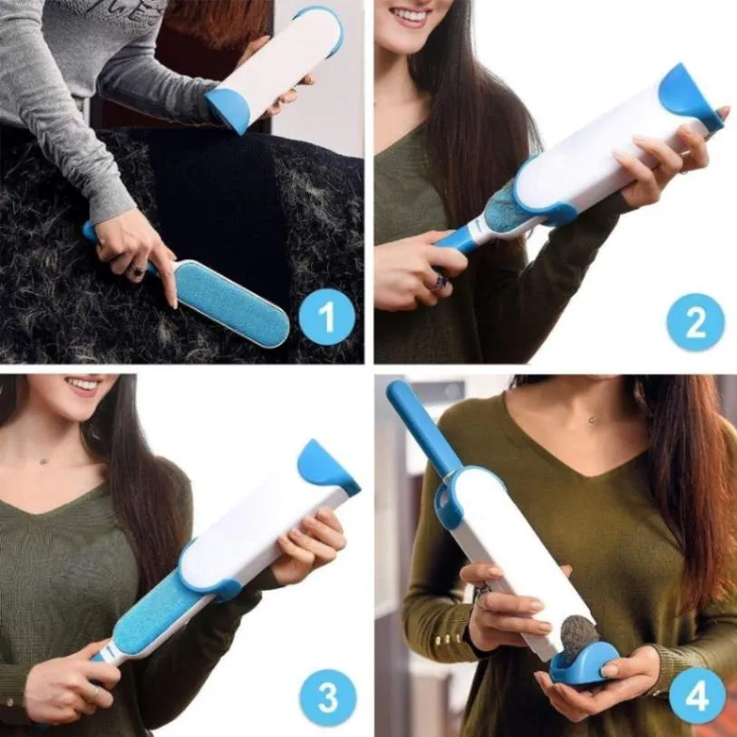 3-in-1 Pet Hair Remover Brush Set: Effortlessly Eliminate Pet Fur!