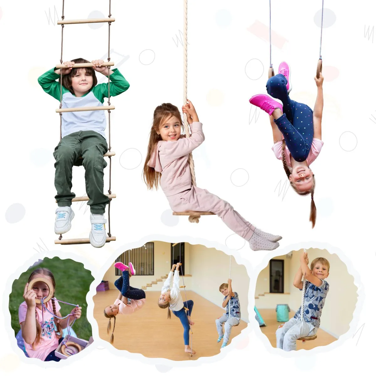 3 in 1 Swings Set