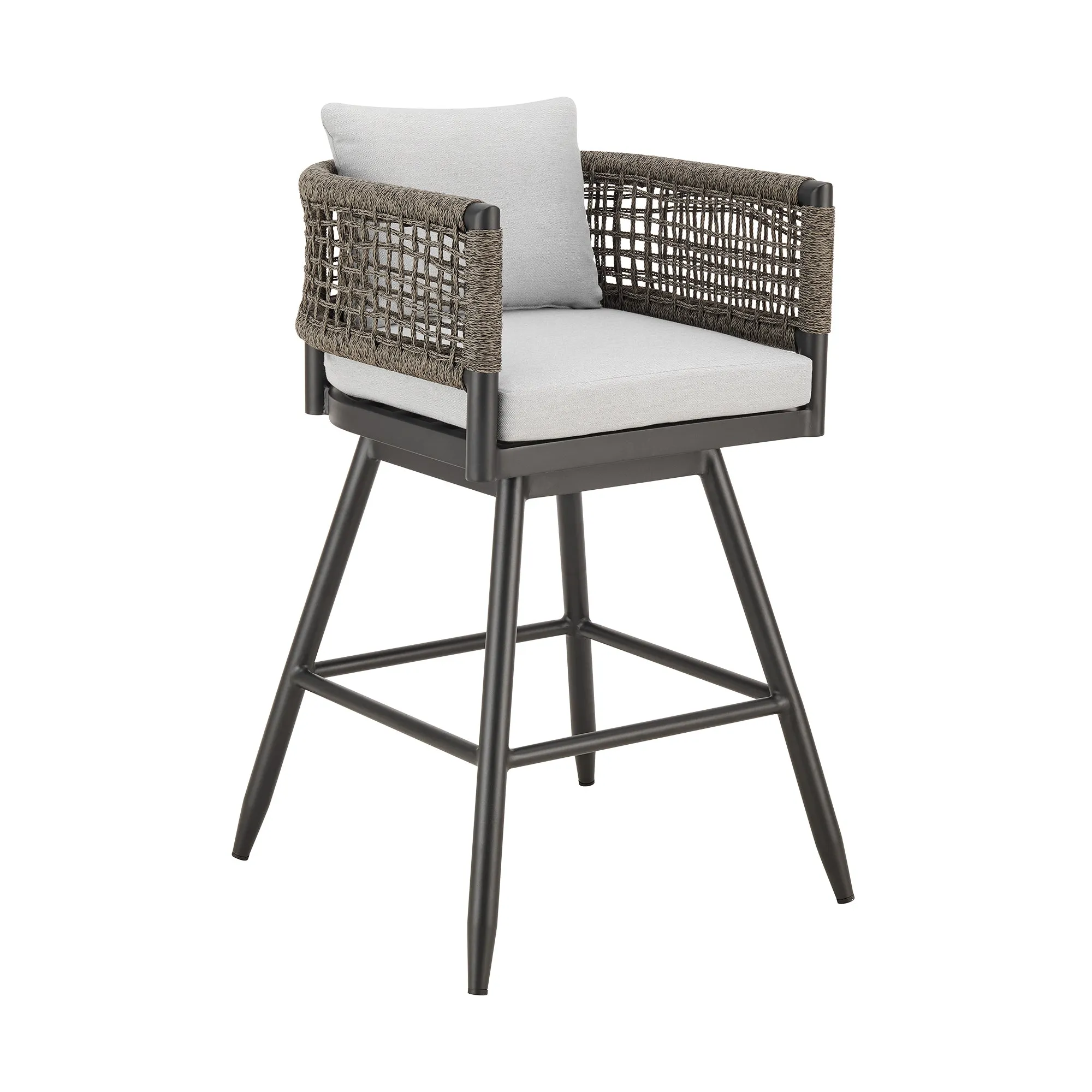 Alegria Swivel Outdoor Bar Stool