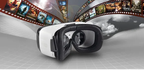 All-in-one VR 3D Headset (Quad Core, 1080P, 360 deg, WEIFI, BT)