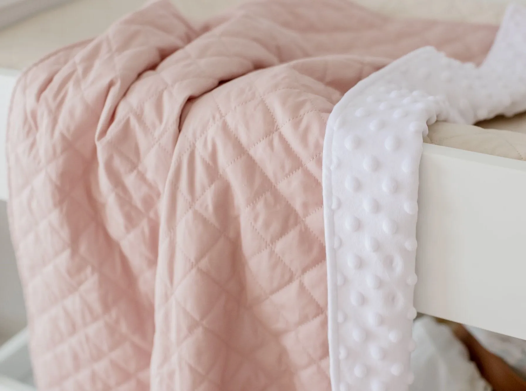 Bambella Designs Quilted Snuggle Blanket - Lullaby Pink