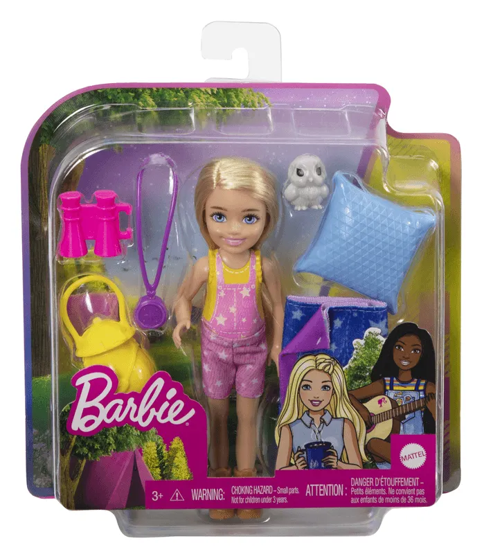 Barbie Family Camping Chelsea Doll For Ages 3 