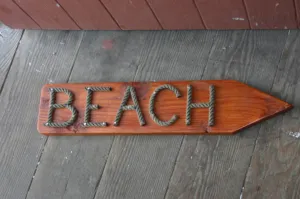 BEACH sign- Choose Direction