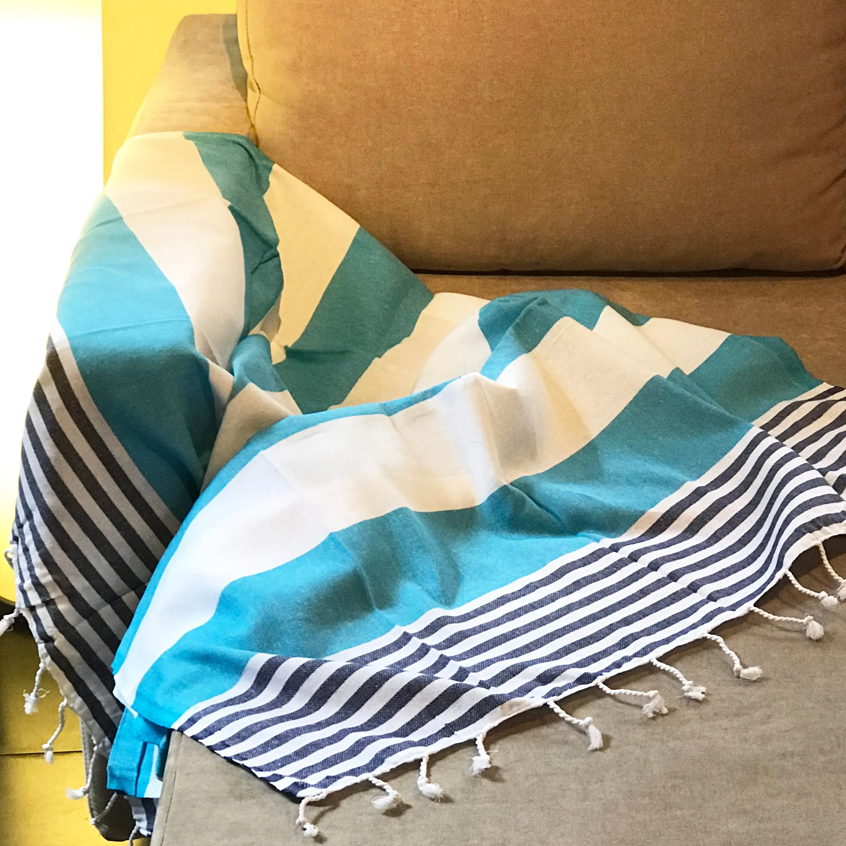 Candy Turkish Towel, Ocean Blue