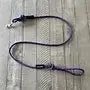 Clamped Climbing Rope Leash Purple