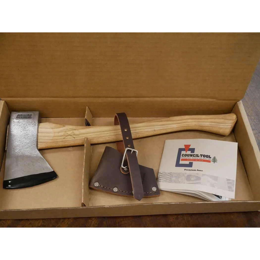 Council Tool Co. Velvicut Premium Hudson Bay Bush Craft/Camp Axe 2lbs, 19" Handle