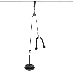 Durable Silent Rotatable Fitness Pulley Set for Triceps Workout