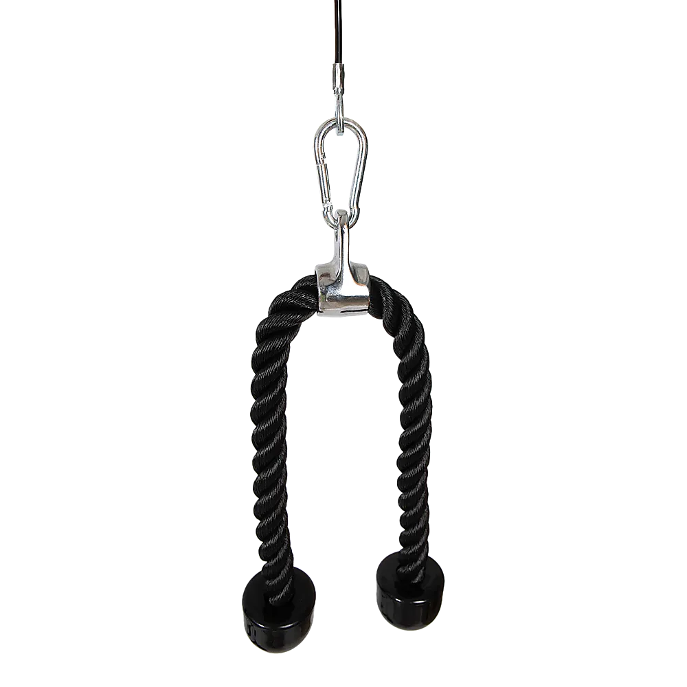 Durable Silent Rotatable Fitness Pulley Set for Triceps Workout