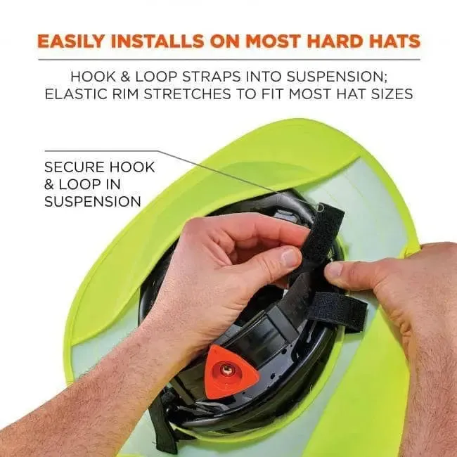 ERGODYNE - Chill-Its 6660 Hard Hat Brim w/ Shade