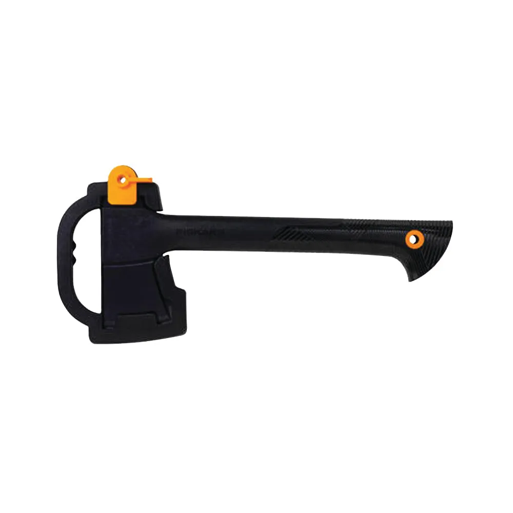 FISKARS 375501-1001 Hatchet Axe, 1.4375 lb Head, Steel Head, Fiberglass Handle, 14 in OAL