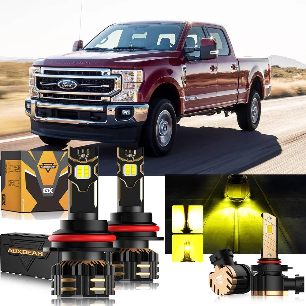 For 2000-2004 Ford F-350 Super Duty 9007 LED Headlight Bulbs