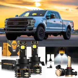 For 2001-2004 Ford F-250 Super Duty H13 LED Headlight Bulbs