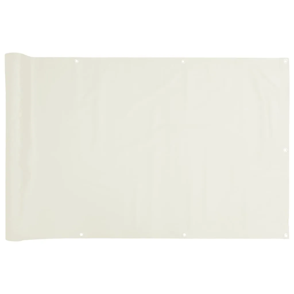 Garden Privacy Screen White 600x90 cm PVC