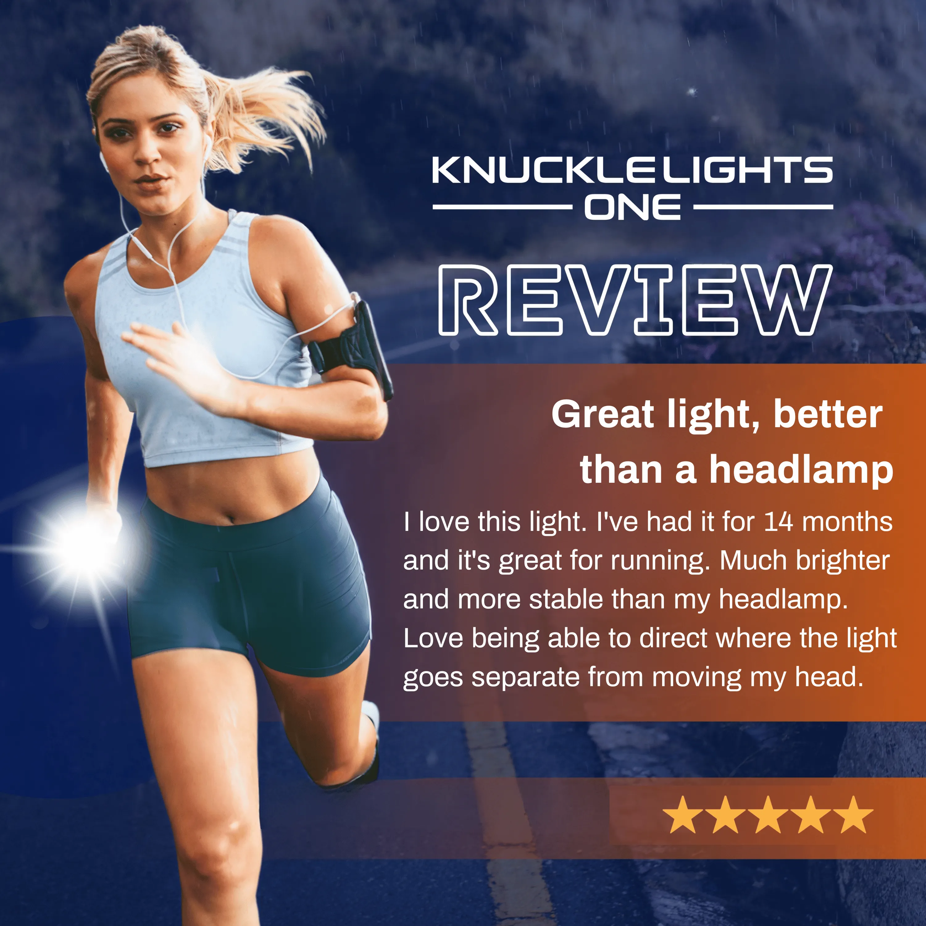 Knuckle Lights ONE   FREE Safety Gear Bundle