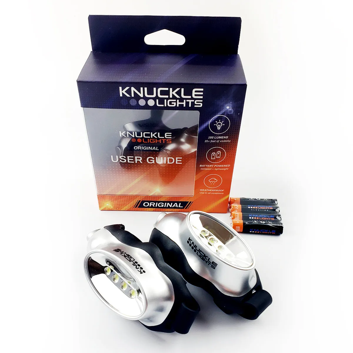 Knuckle Lights Original   FREE Safety Gear Bundle