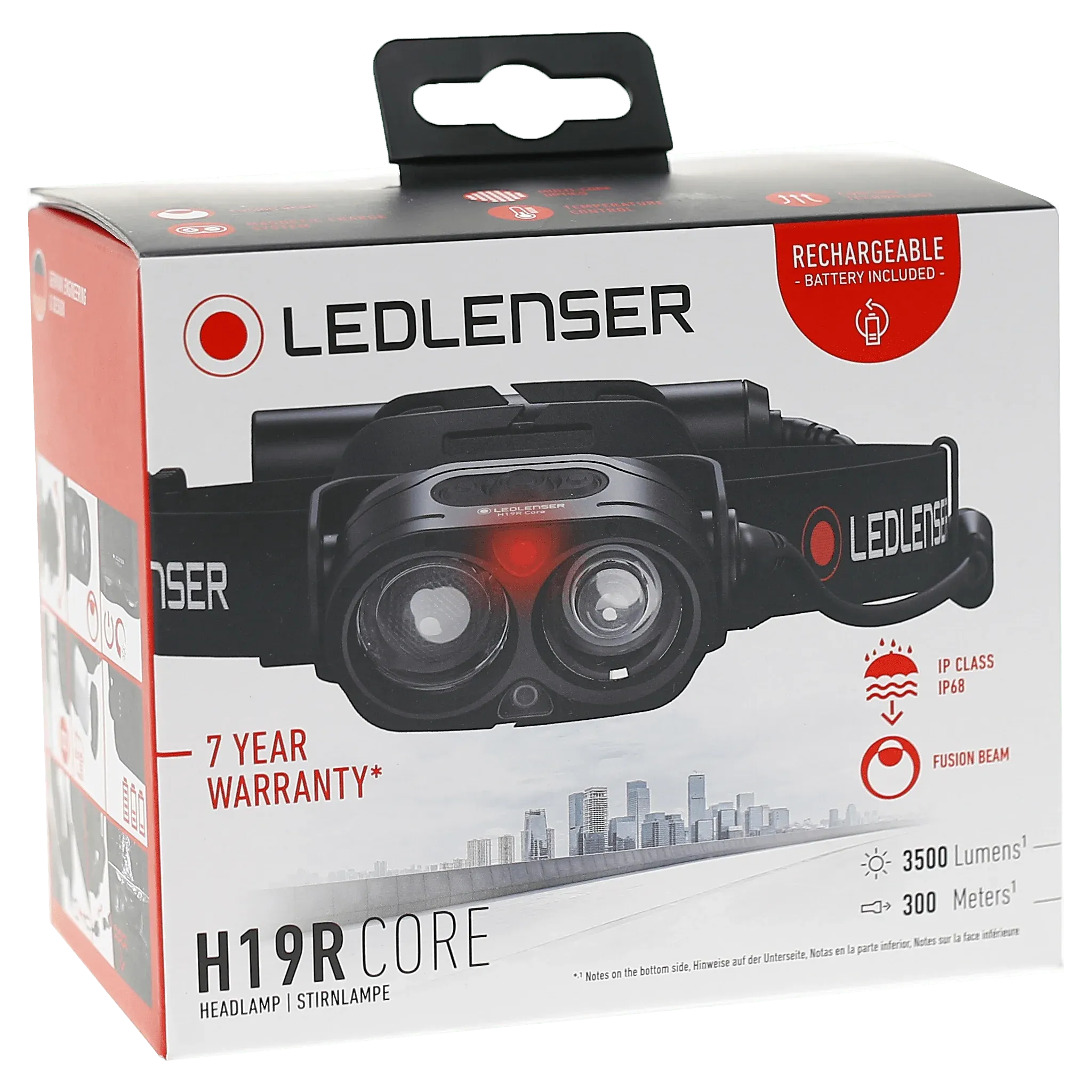 LEDLENSER H19R Core Rechargeable LED Headlamp