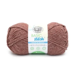 Lion Brand Basic Stitch Antimicrobial Thick & Quick Yarn - Clay*