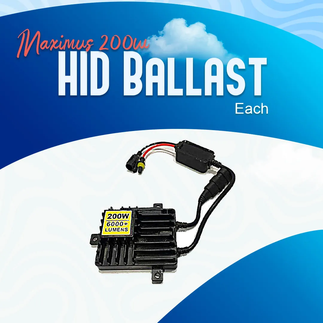 Maximus 200w HID Ballast- Each - Headlights | Head lamps | Ballaster