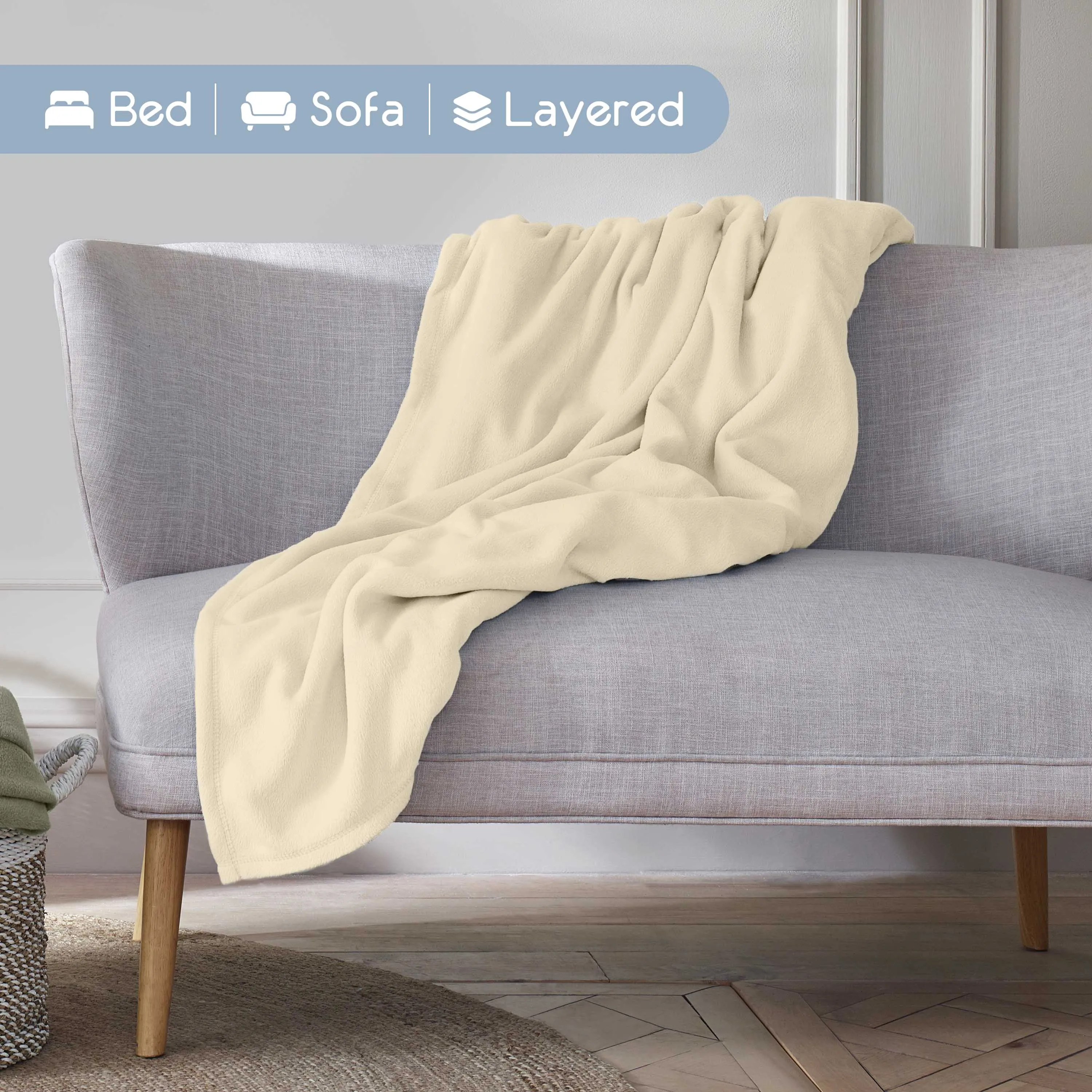 Micro Fleece Blanket by Vellux