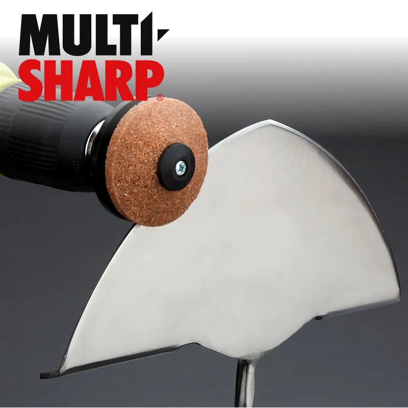 MULTI-SHARP ROTARY MOWER & TOOL SHARPENER CORUNDUM WHEEL FOR DRILL MS1301E