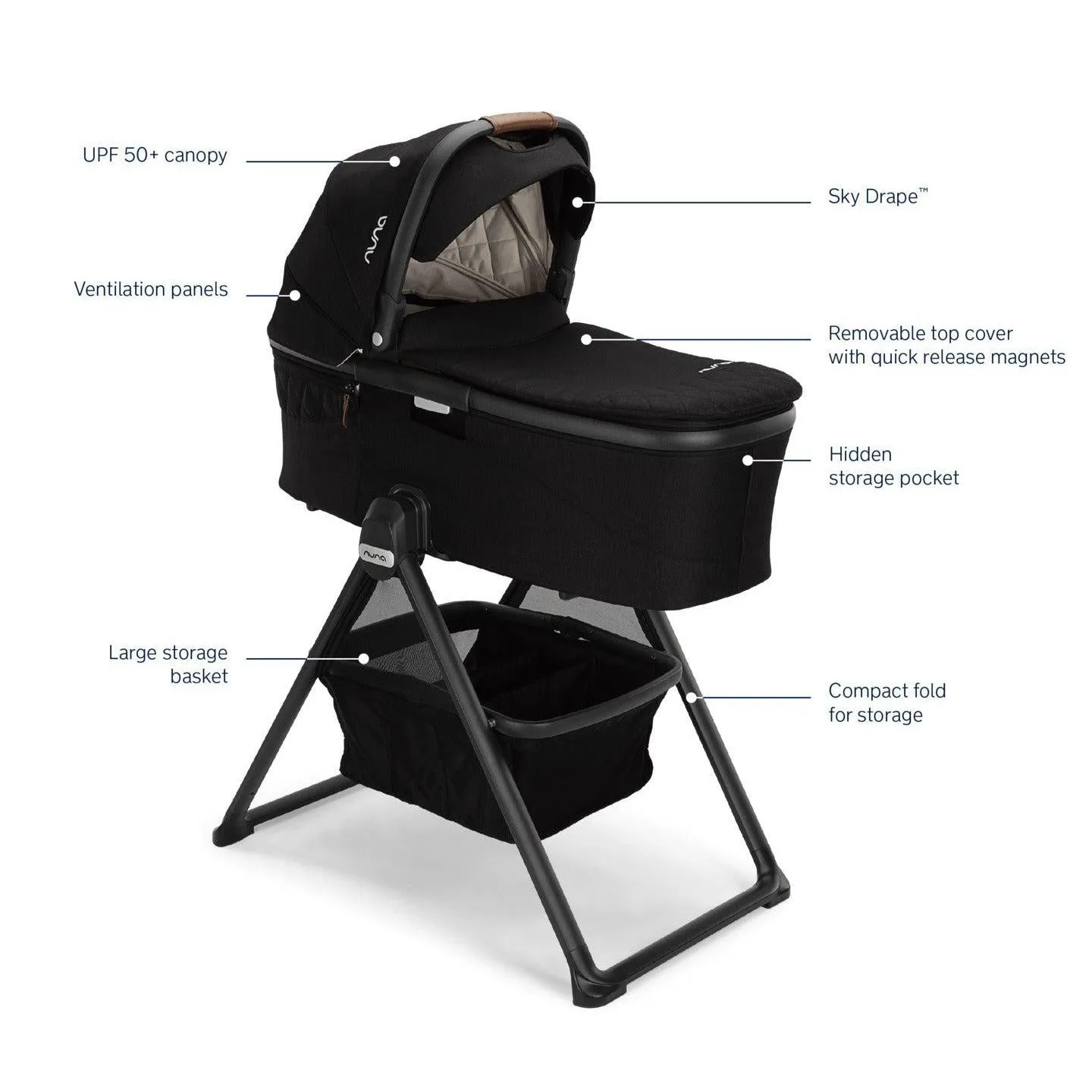 Nuna Demi Next Bassinet   Stand