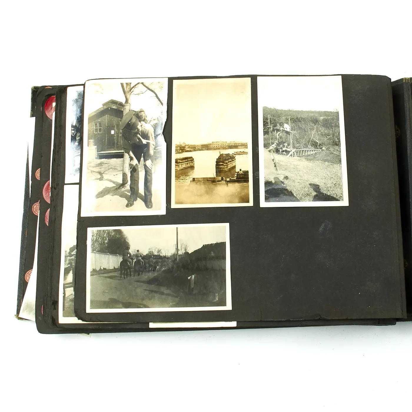 Original U.S. 1920s USMC Tientsin China 4th Marines Photo Album