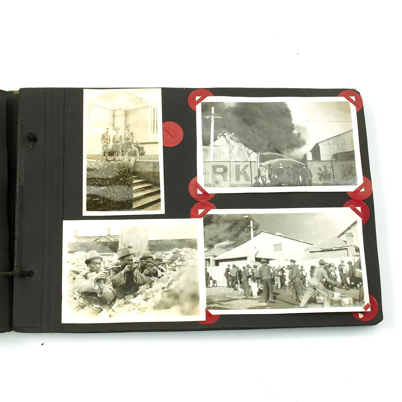 Original U.S. 1920s USMC Tientsin China 4th Marines Photo Album