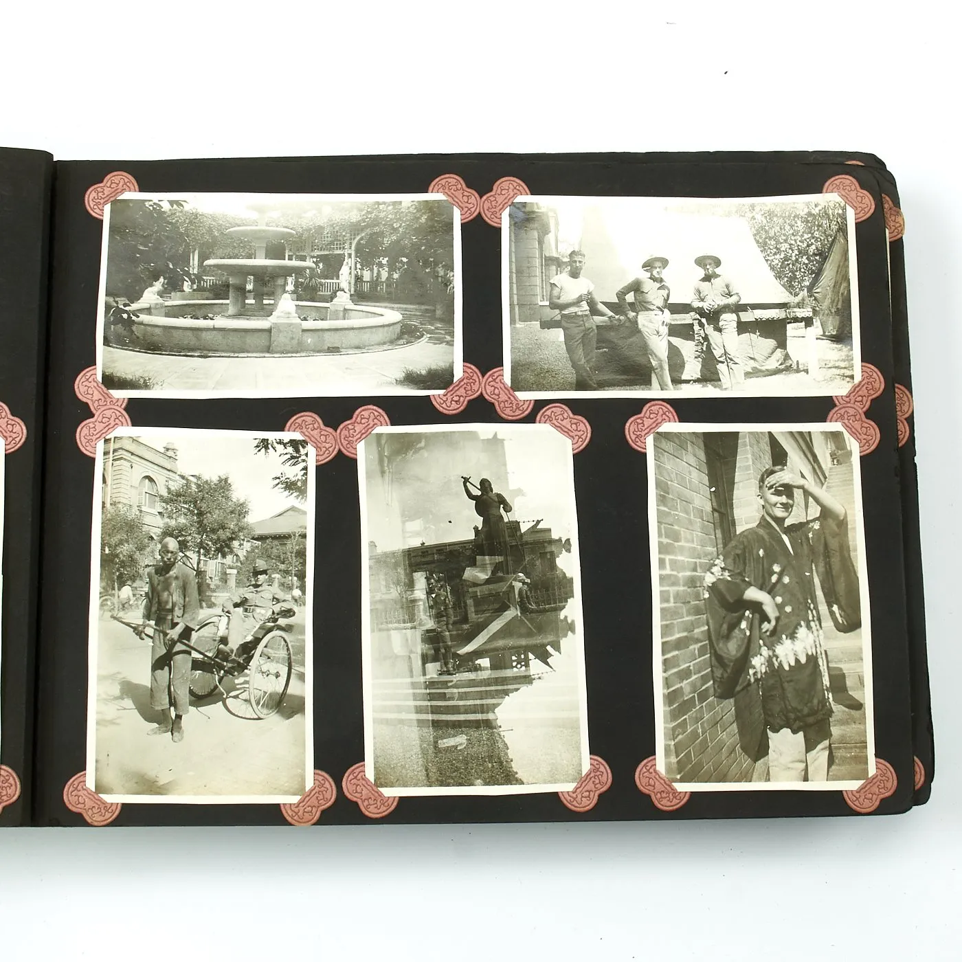 Original U.S. 1920s USMC Tientsin China 4th Marines Photo Album