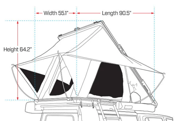 ORION 1400 ROOFTOP TENT - IRONMAN 4X4