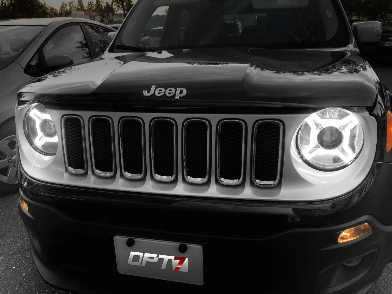 Outlaw X DRL LED Jeep Renegade Projector Headlights