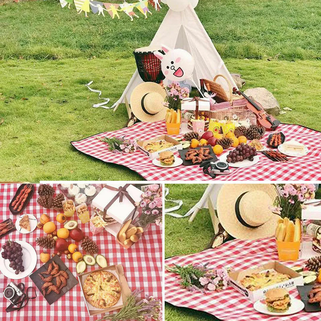 Premium Large Cashmere Picnic Blanket