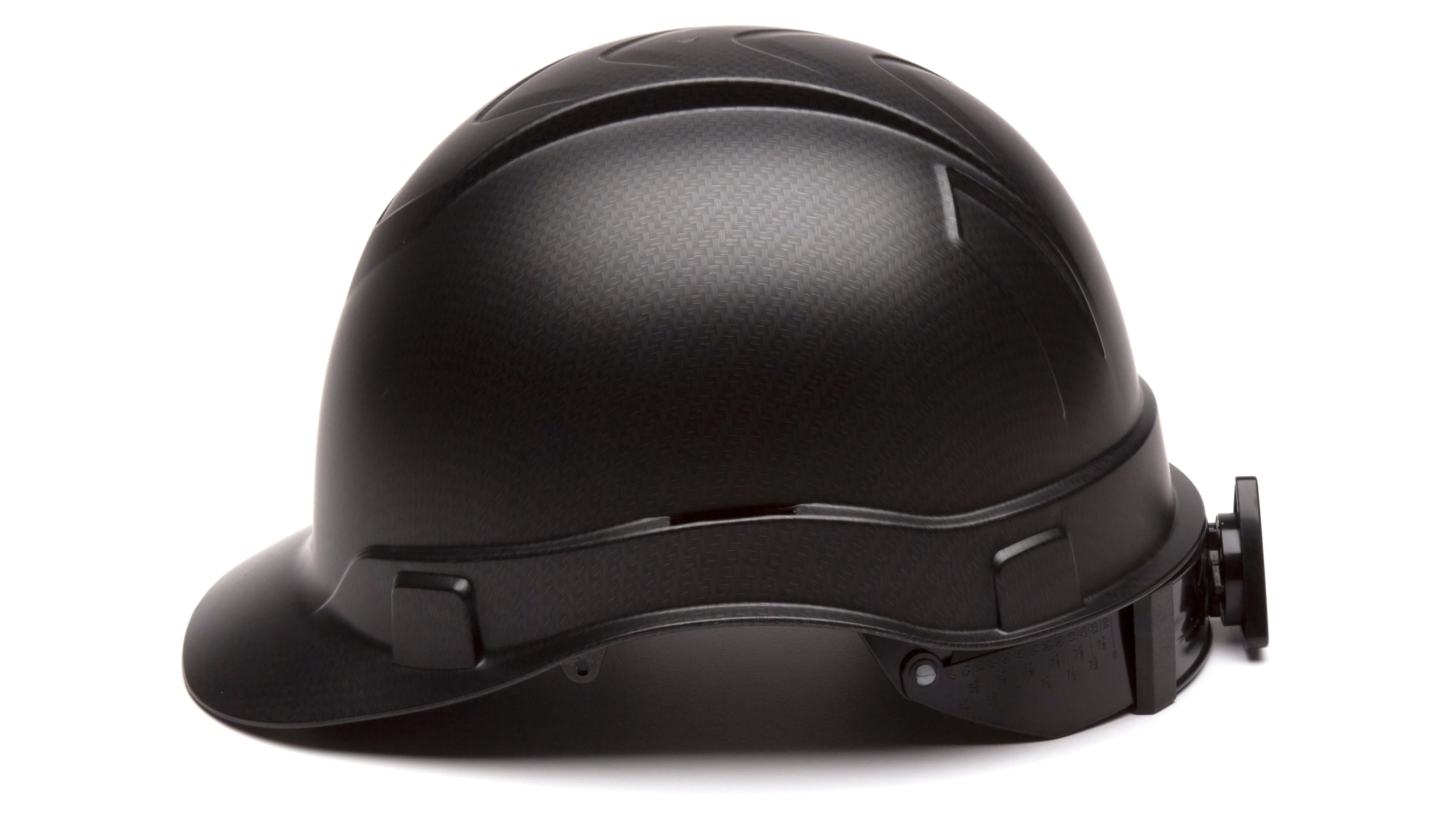 Pyramex Black Graphite Ridgeline Standard Hard Hat HP44117C