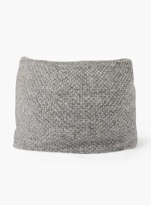 Rice Stitch Snoody in Grey