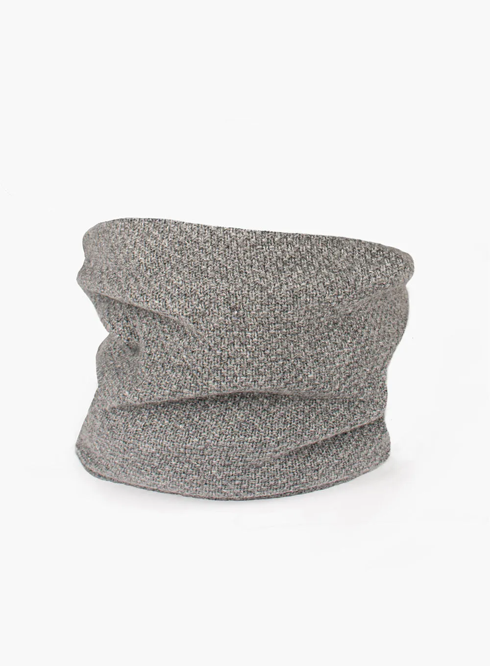 Rice Stitch Snoody in Grey