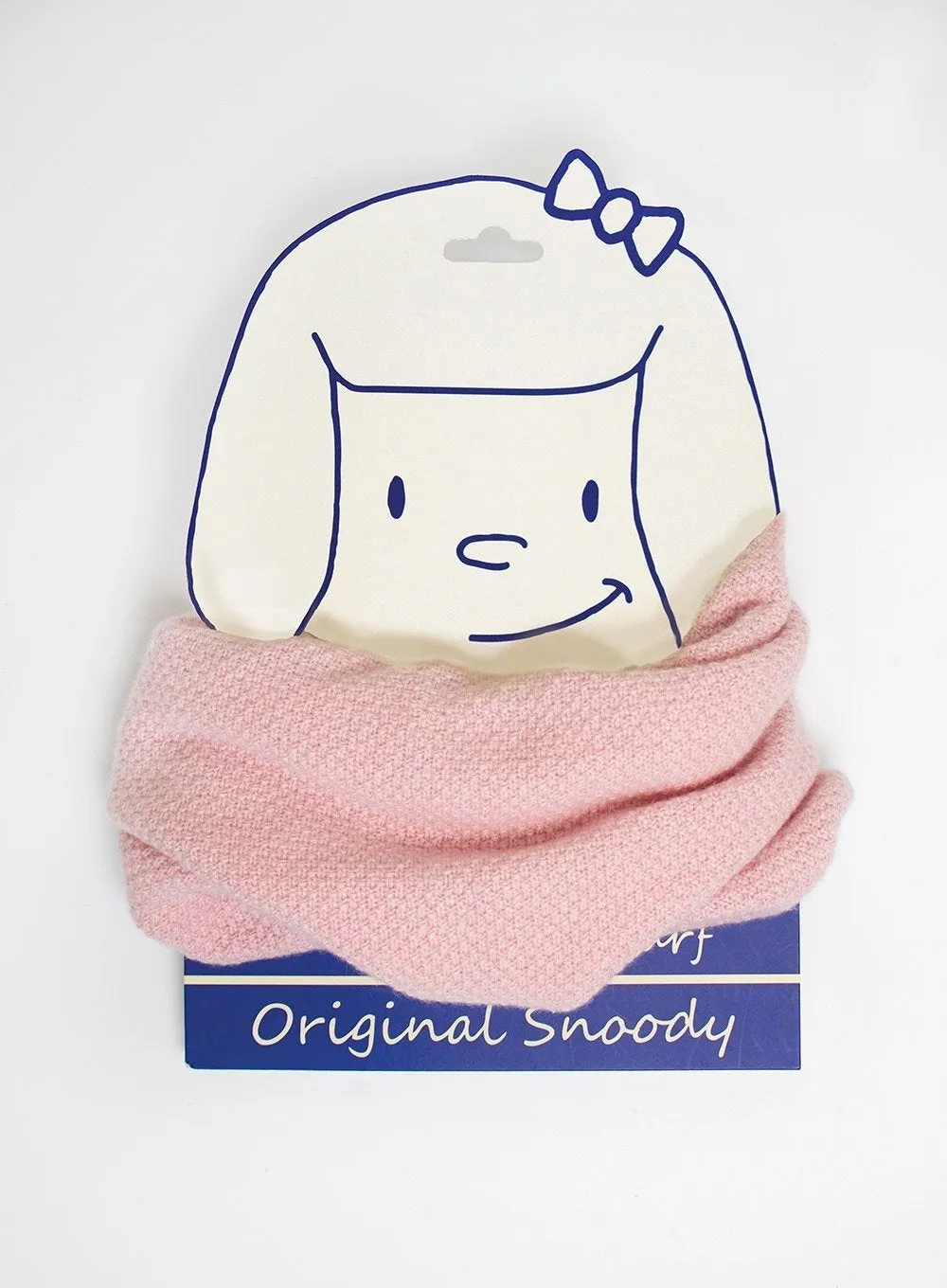 Rice Stitch Snoody in Pink