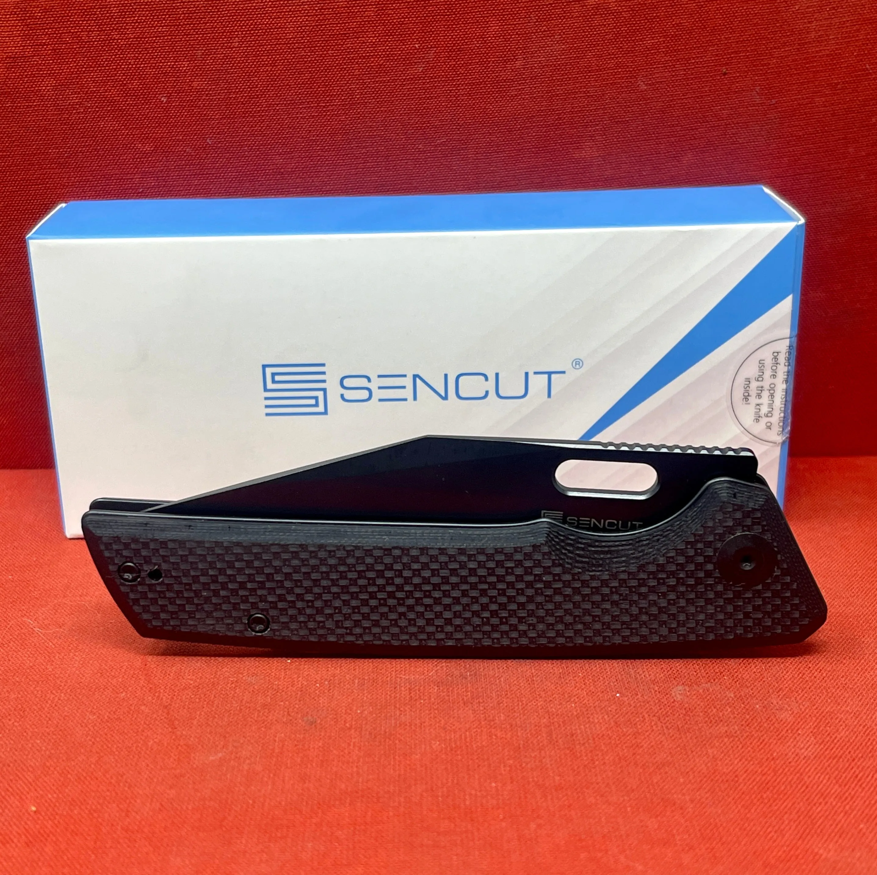 Sencut GlideStrike S23018-1 Black G10, pocket knife