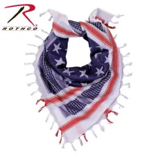 Stars and Stripes US Flag Shemagh Tactical Desert Keffiyeh Scarf