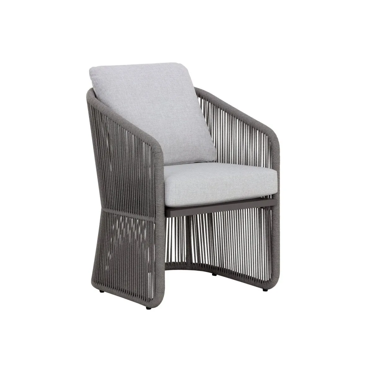 Sunpan Allariz Dining Armchair - Warm Grey - Gracebay Light Grey