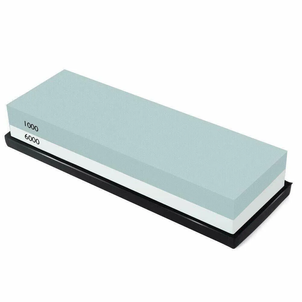 US Knife Sharpening Stone Set 400/1000/6000 3000/8000 Grit Polishing Sharpener