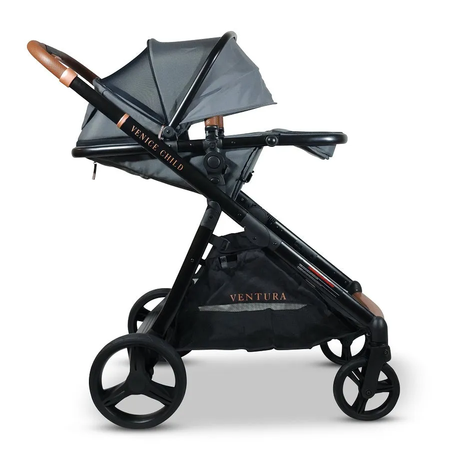 Venice Child Ventura Single to Double Sit-n-Stand Stroller- Package 1